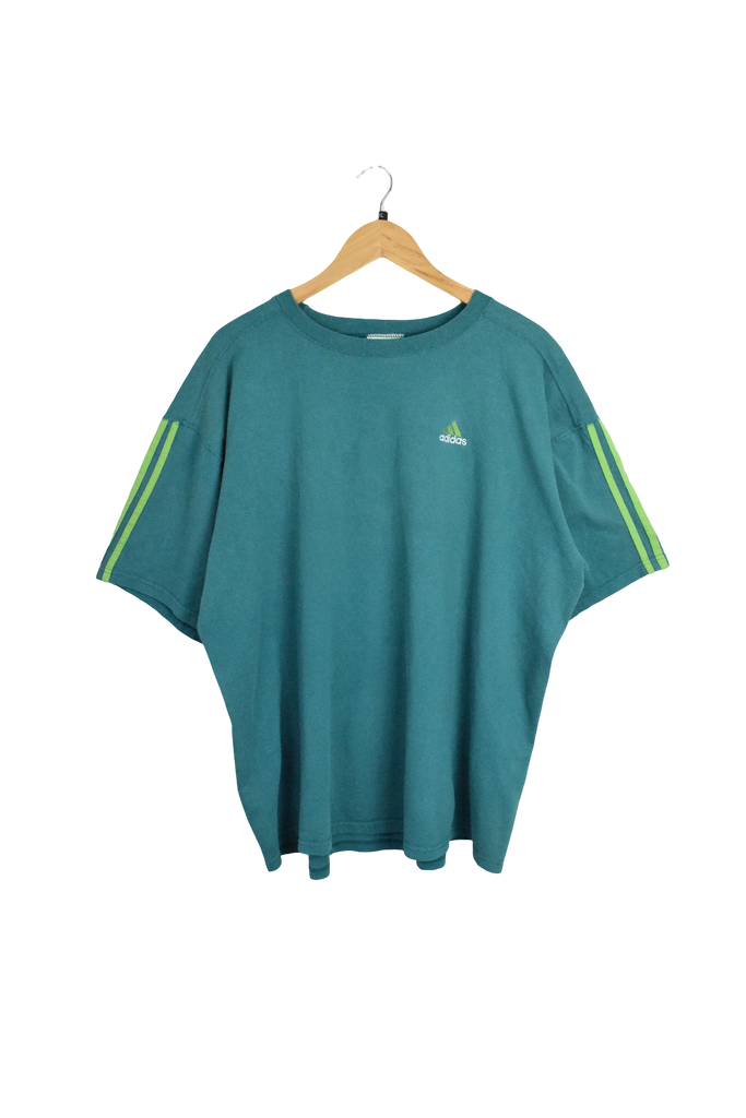 Vintage Adidas Green Embroidered T-Shirt