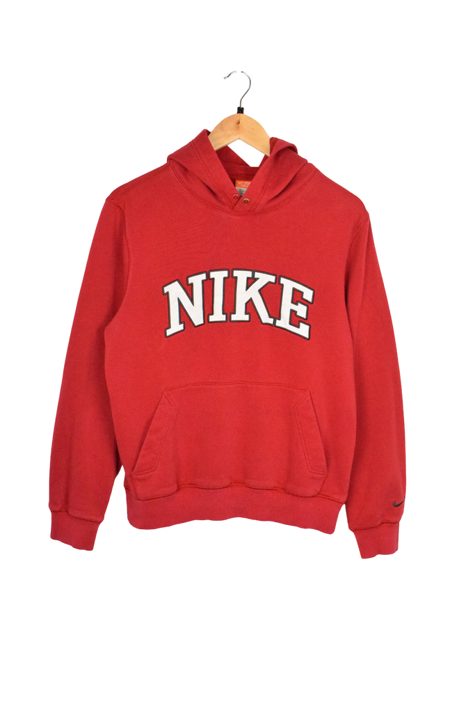 Y2K Red Nike Spellout Hoodie