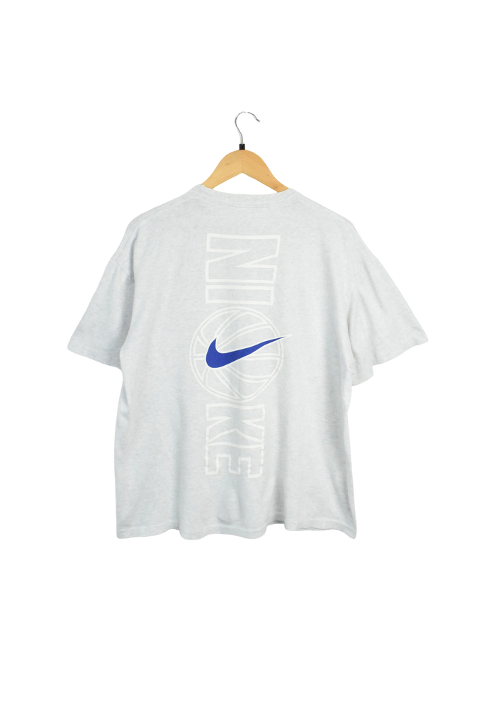 Vintage 90's Nike Spellout Grey T-Shirt