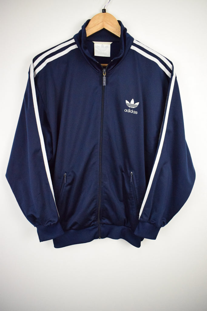 Vintage Navy Blue Adidas Track Jacket