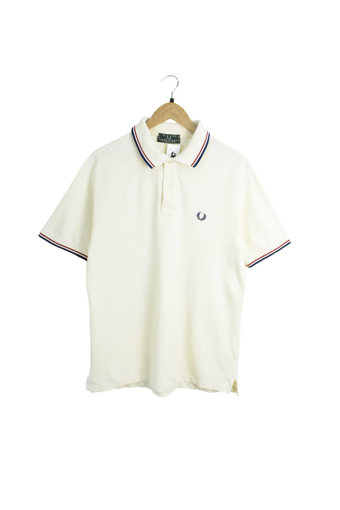 Vintage Fred Perry Beige Polo Shirt 