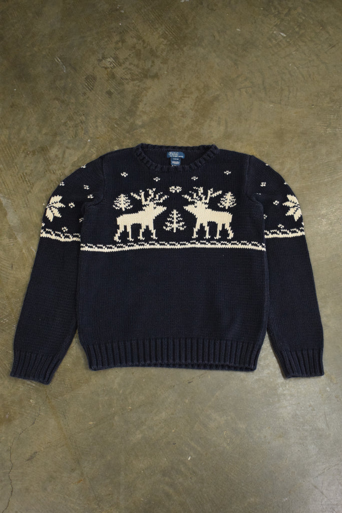 Vintage Ralph Lauren Deer Sweater