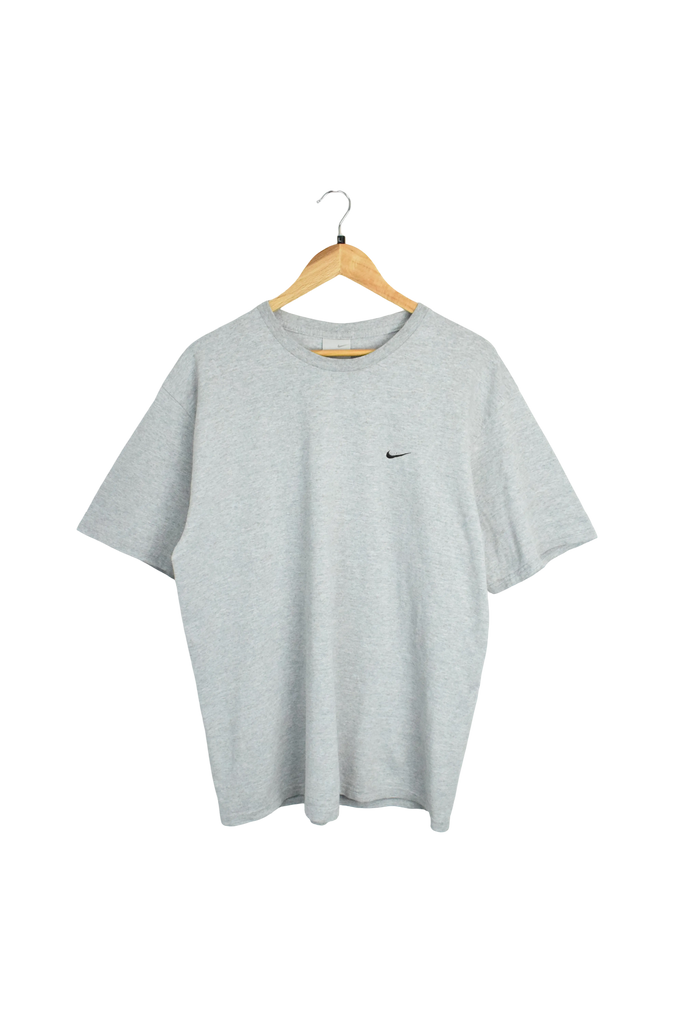 Vintage Nike Grey Swoosh Embroidered T-Shirt 