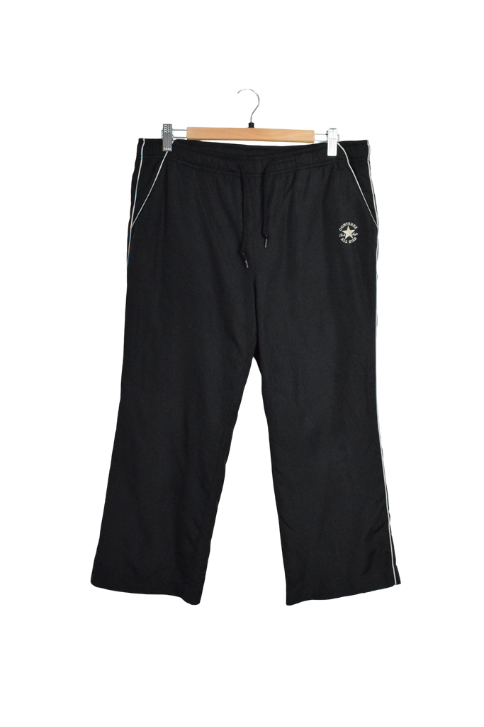 Y2K Black 3/4 Converse Trackpants