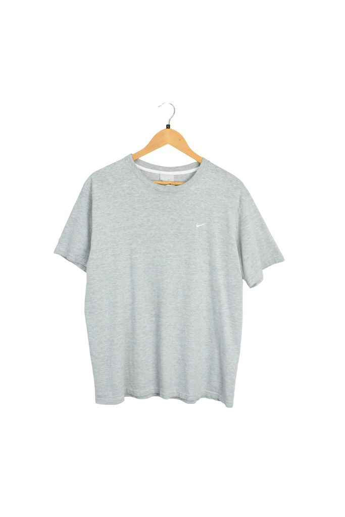 Vintage Nike Grey Swoosh Embroidered T-Shirt 