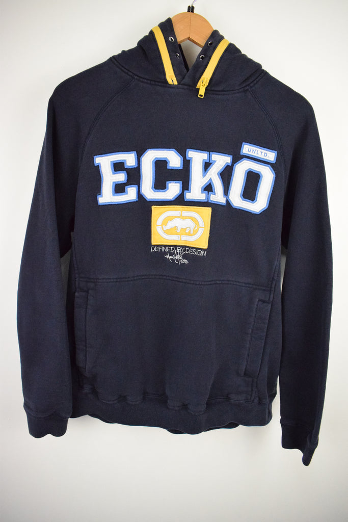 Y2K Ecko Unltd Navy Blue Hoodie