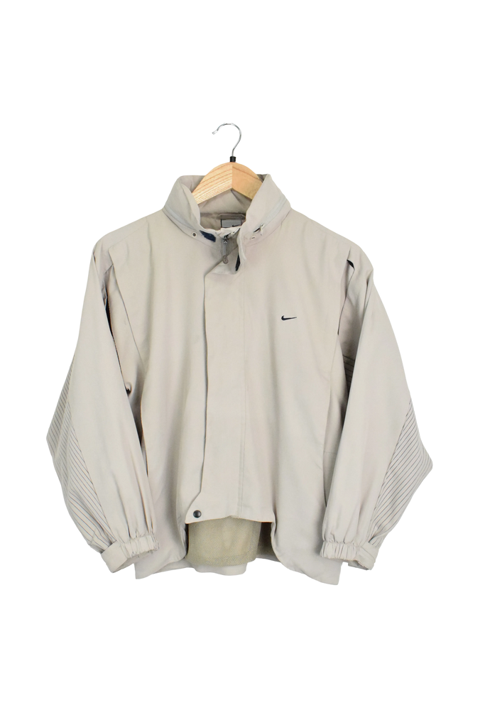 Y2K Womens Nike Beige Track Jacket