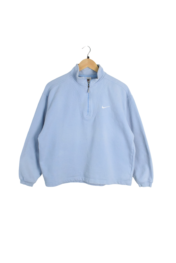 Vintage Blue Nike Quarter-Zip Sweatshirt 