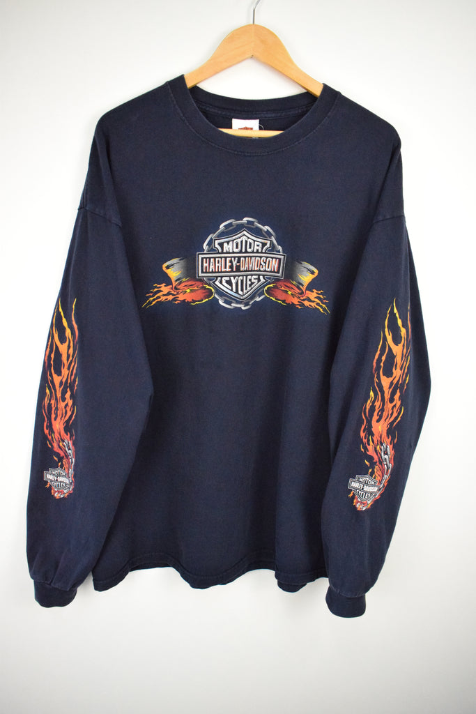 Y2K Harley Davidson Long-Sleeve T-Shirt