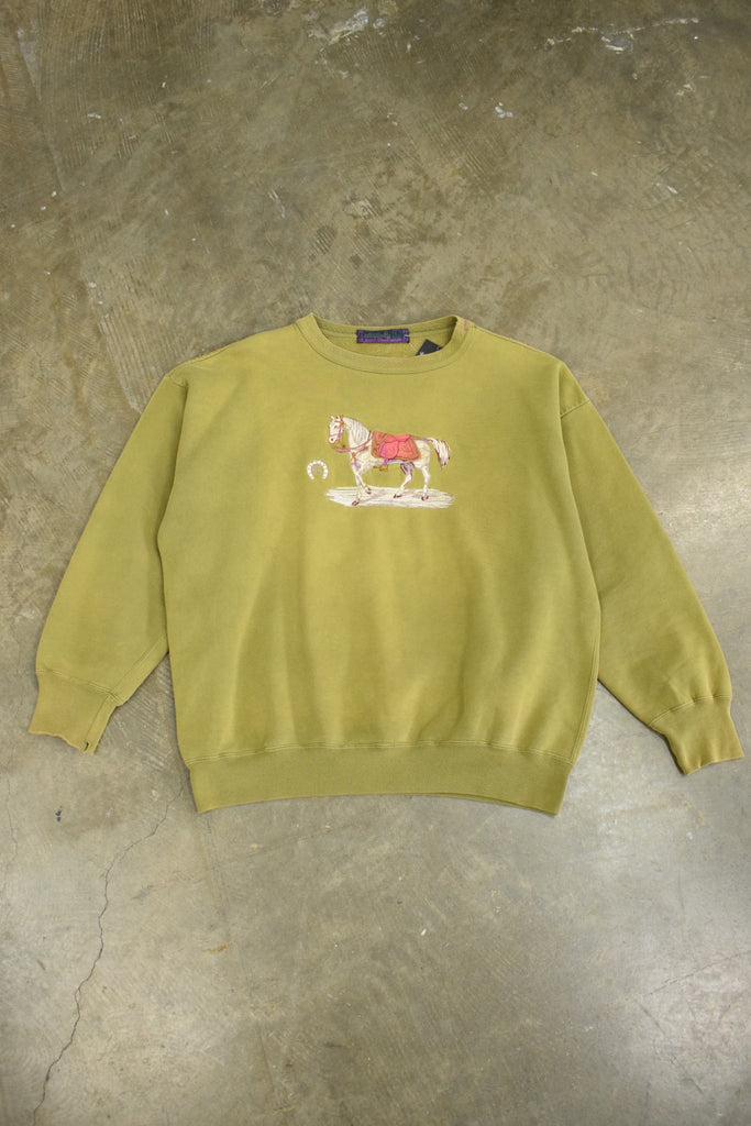 Vintage Best Company Olmes Carretti Horse Sweatshirt