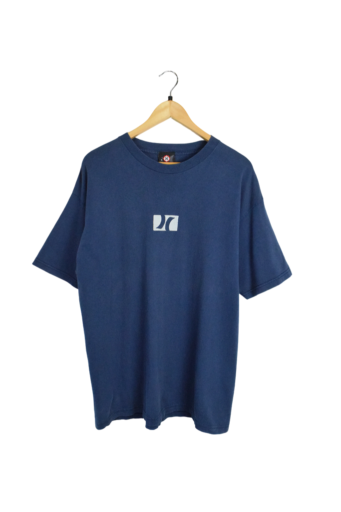 Y2K Navy Blue Hurley Graphic T-Shirt