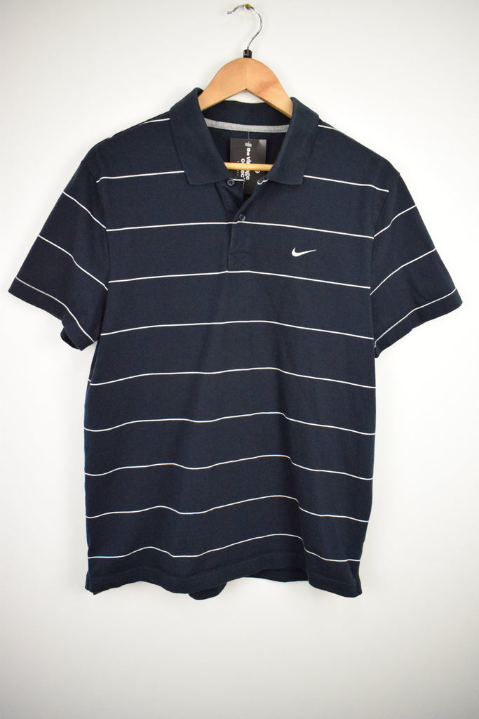 Y2K Nike Striped Polo Shirt