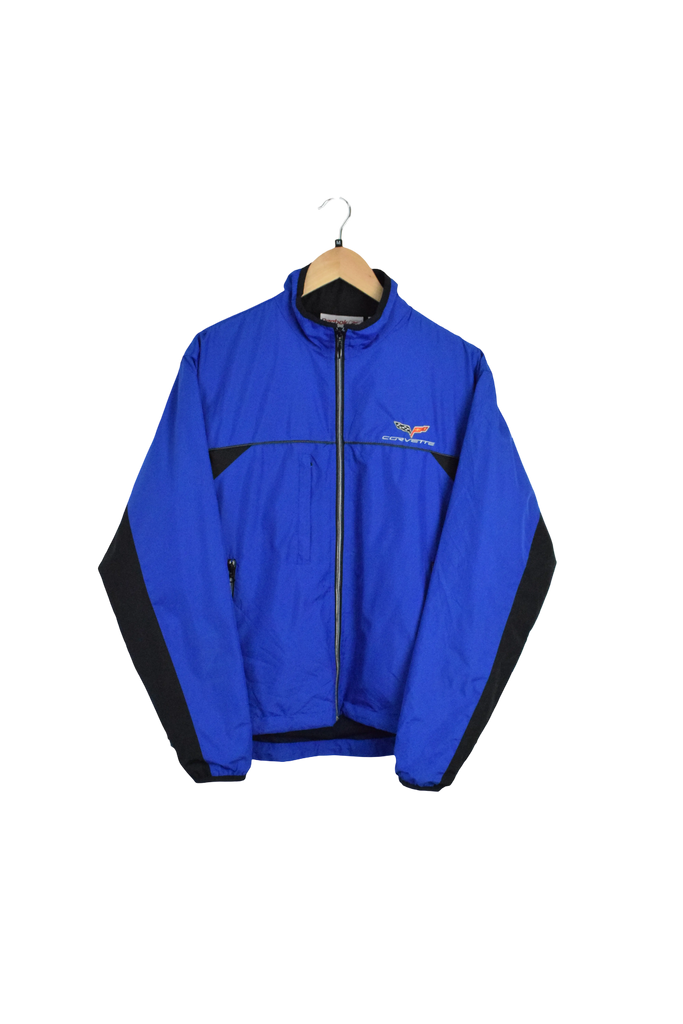 Y2K Blue Reebok Corvette Spray Jacket 