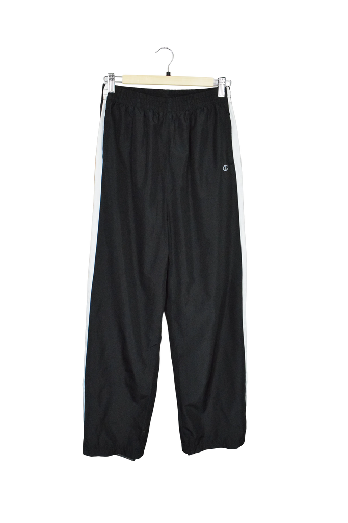 Vintage Black/White Champion Track Pants