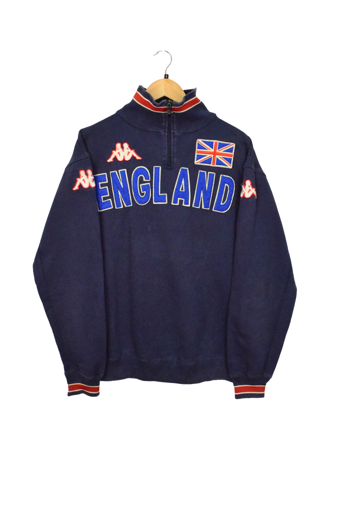Vintage Navy Blue England Kappa Sweatshirt 