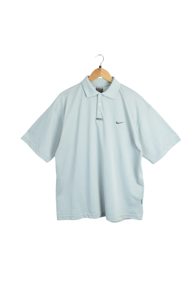 Vintage Blue Nike Polo Shirt