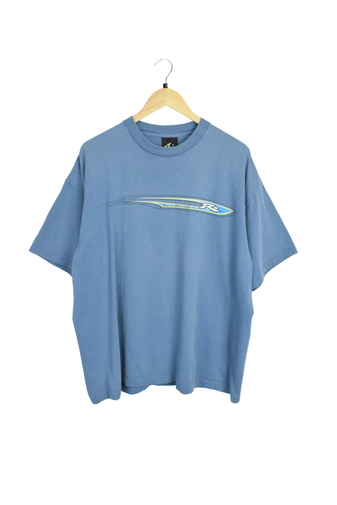 Vintage 1999 Rusty Boarding Co. Graphic T-Shirt