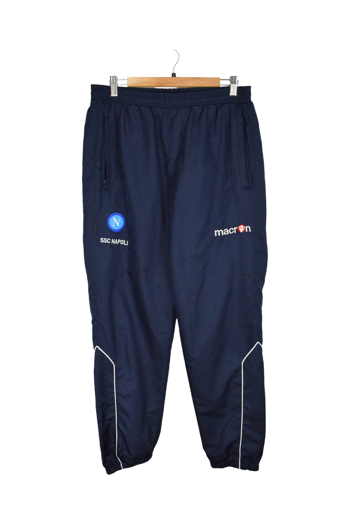 Y2K Macron SSC Napoli Navy Blue Track Pants