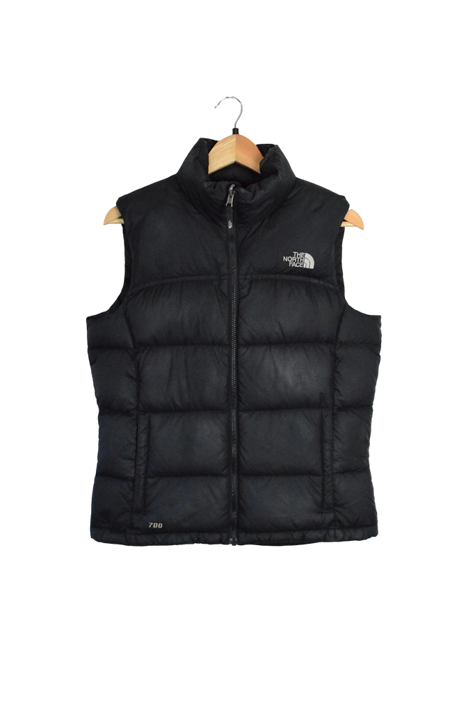 Y2K Women's The North Face Black 700 Puffer Vest