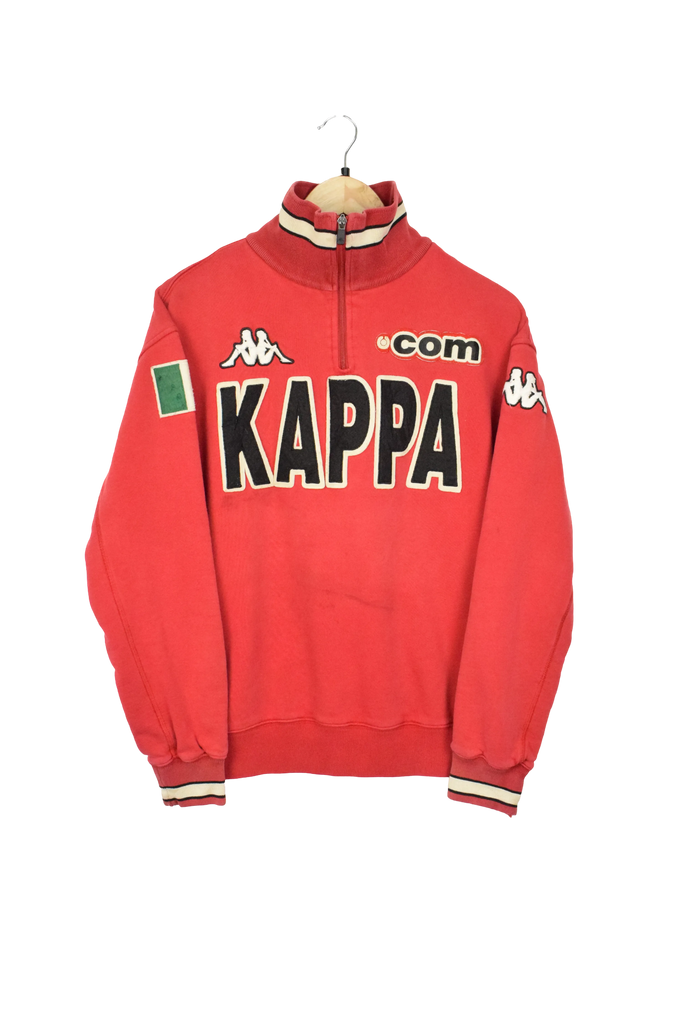 Y2K Red Kappa Quarter-Zip Sweatshirt