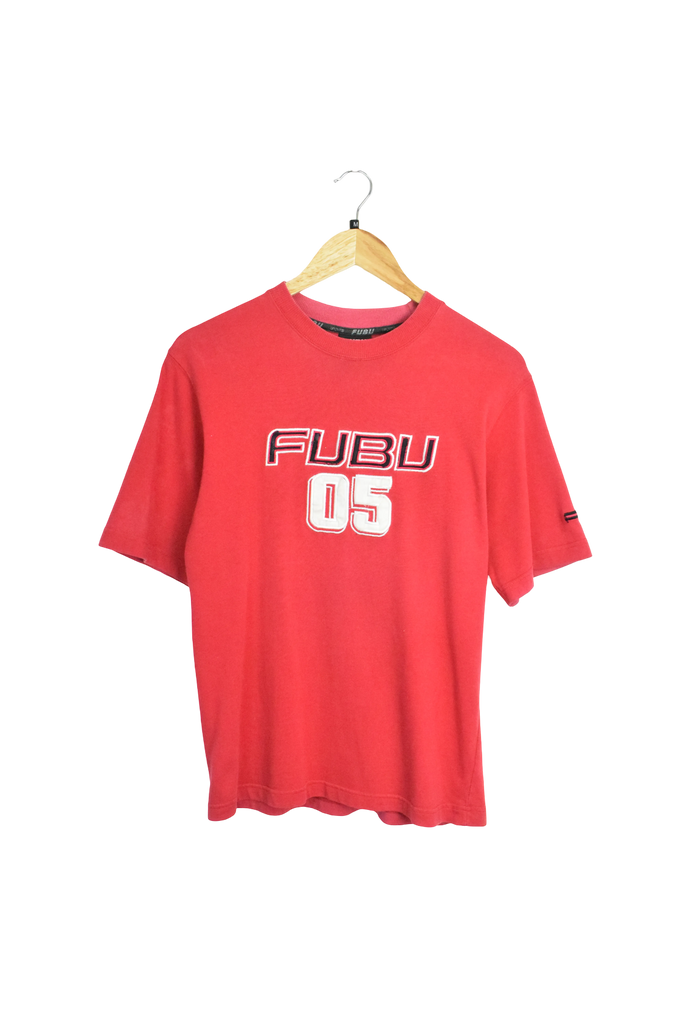 Vintage Fubu Red Spellout T-Shirt