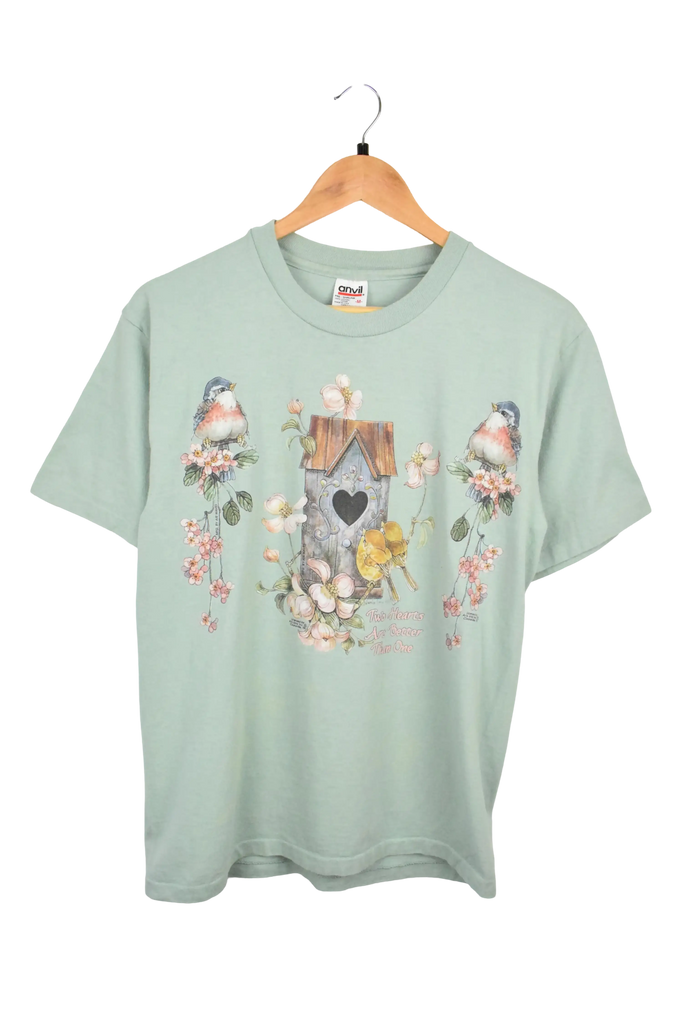 Vintage Arts Uniq' Bird Graphic T-Shirt (M)