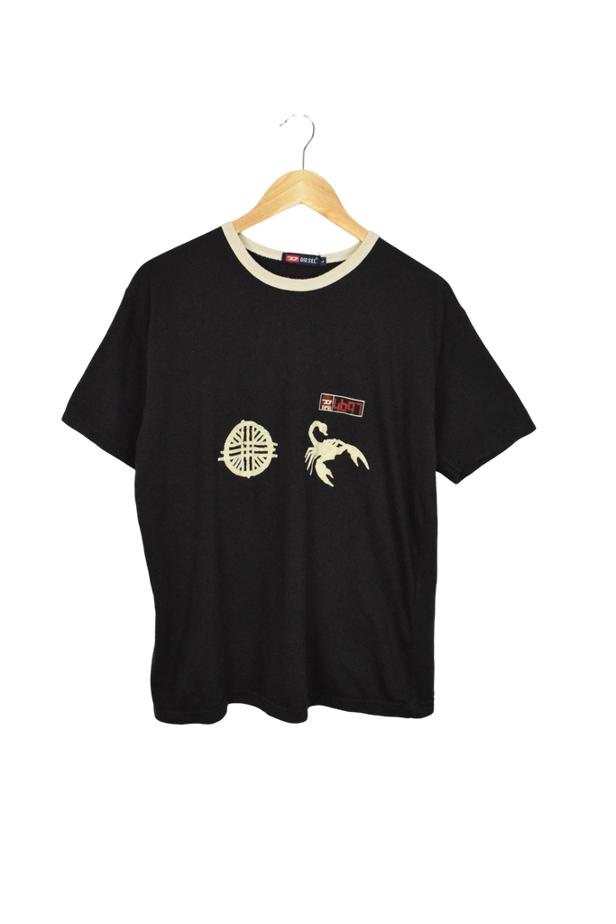 Y2K Black Diesel Scorpion T-Shirt