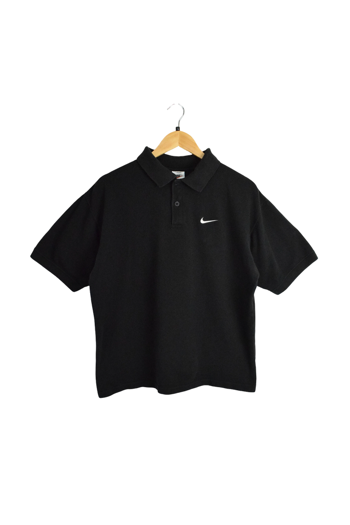 Vintage Black Nike Polo Shirt 