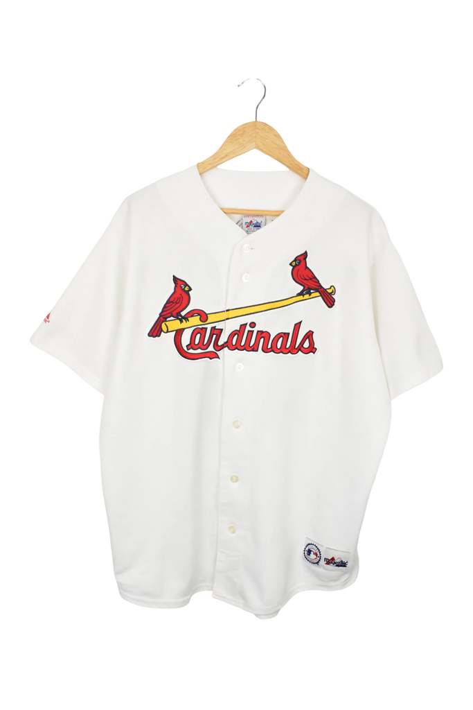 Vintage Majestic Cardinals White MLB Jersey