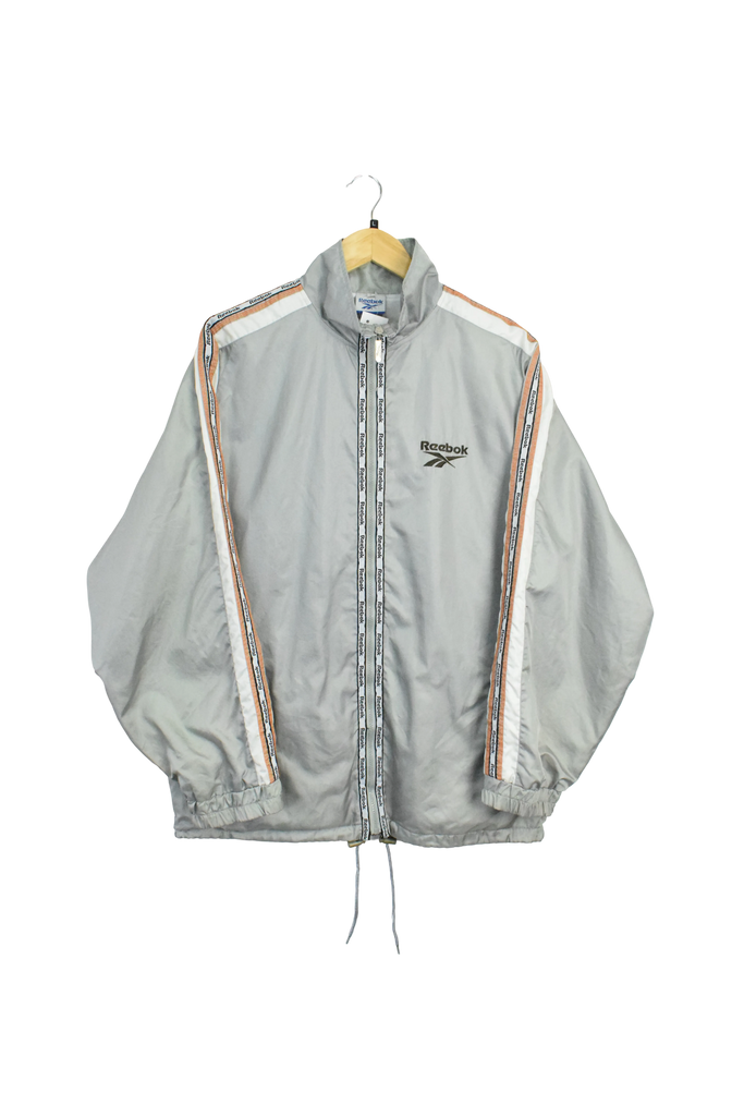 Vintage Grey Reebok Spray Jacket 