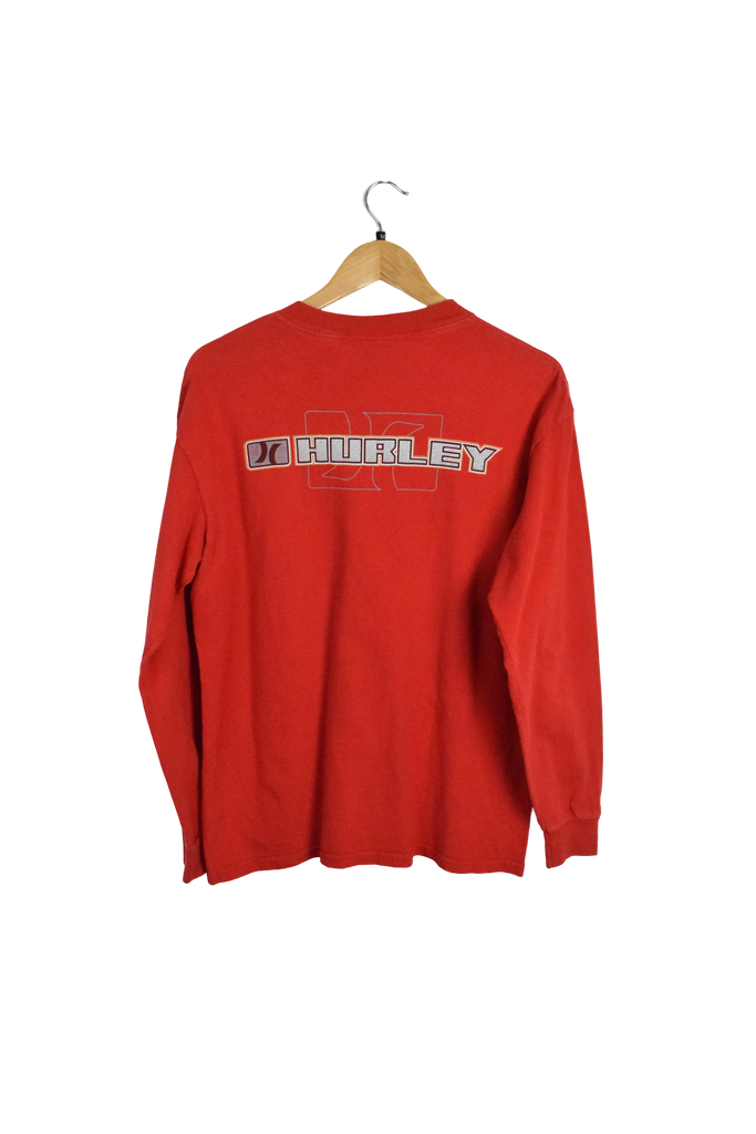 Y2K Red Hurley Long Sleeve