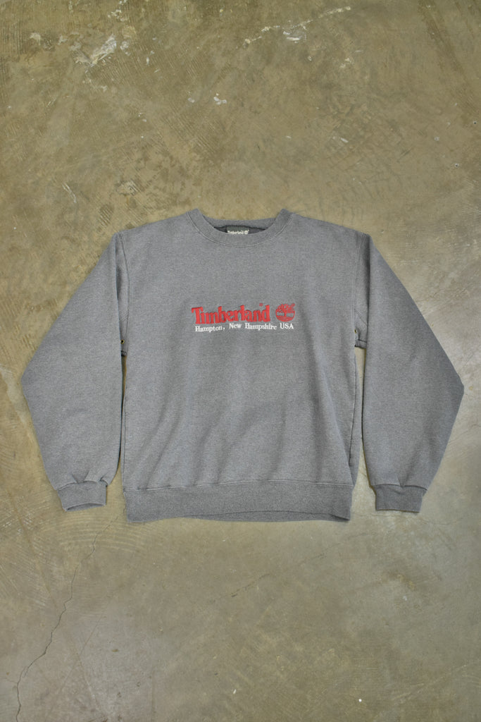 Vintage Timberland Embroidered Grey Sweatshirt