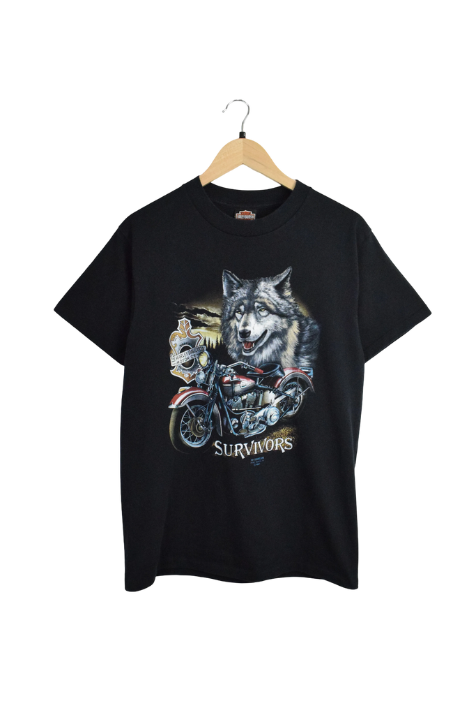 Vintage 1991 Black Harley Davidson T-Shirt