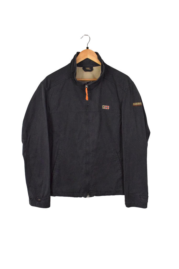 Vintage Stone Wash Blue Napapijri Jacket