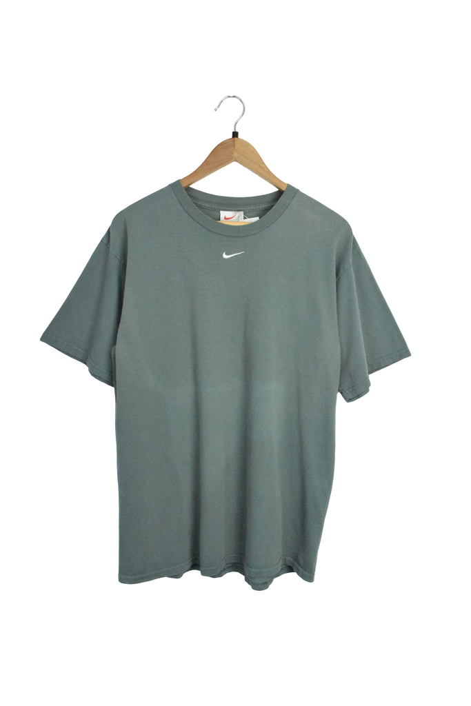 Vintage Green Nike Swoosh Embroidered T-Shirt