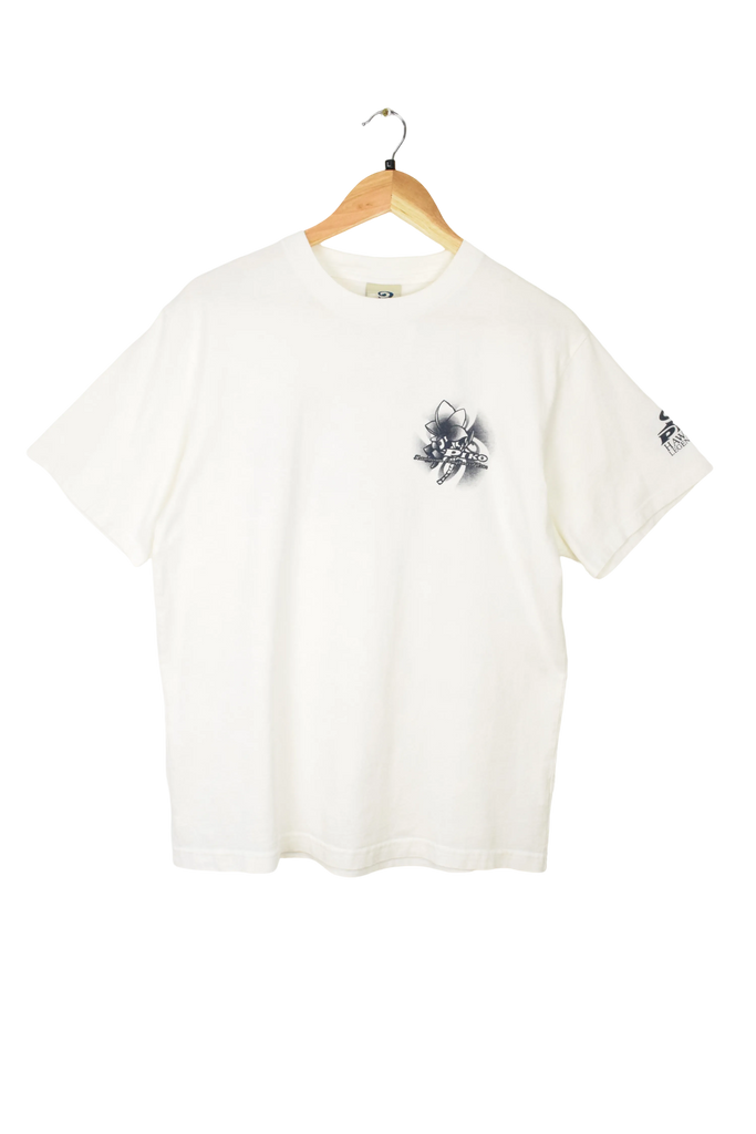 Vintage Piko White Graphic Surf T-Shirt