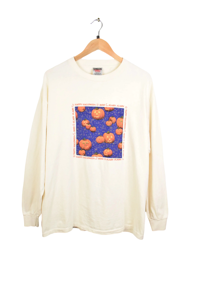 Vintage Happy Halloween Longsleeve T-Shirt