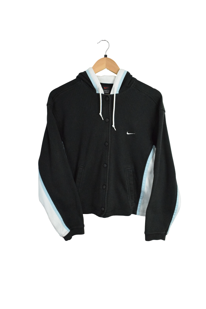 Vintage Womens Nike Button-Up Hoodie