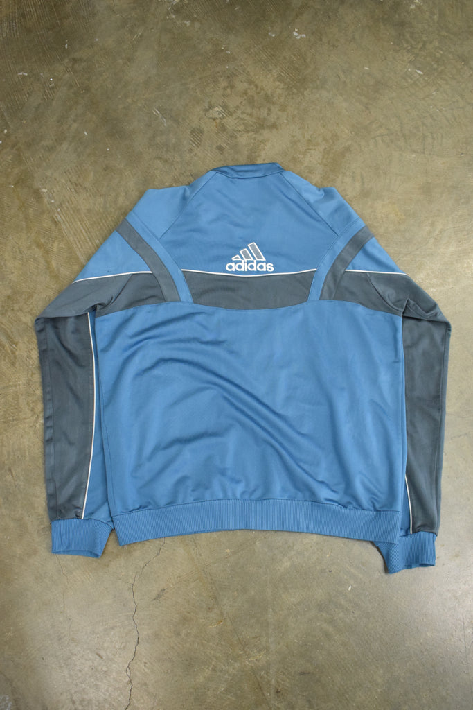 Y2K Blue Adidas Zip-Up Track Jacket