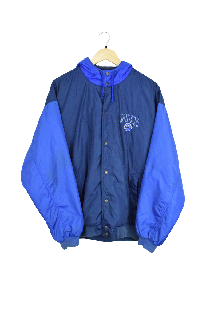 Vintage Blue Nike Swoosh Jacket