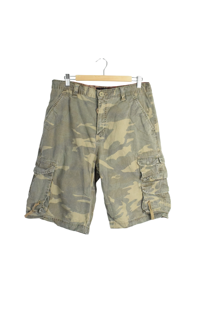 Y2K Camo Cargo Shorts
