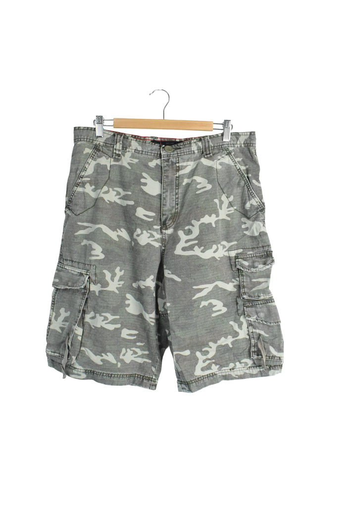 Y2K Camo Cargo Shorts