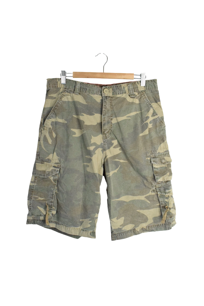 Y2K Camo Cargo Shorts