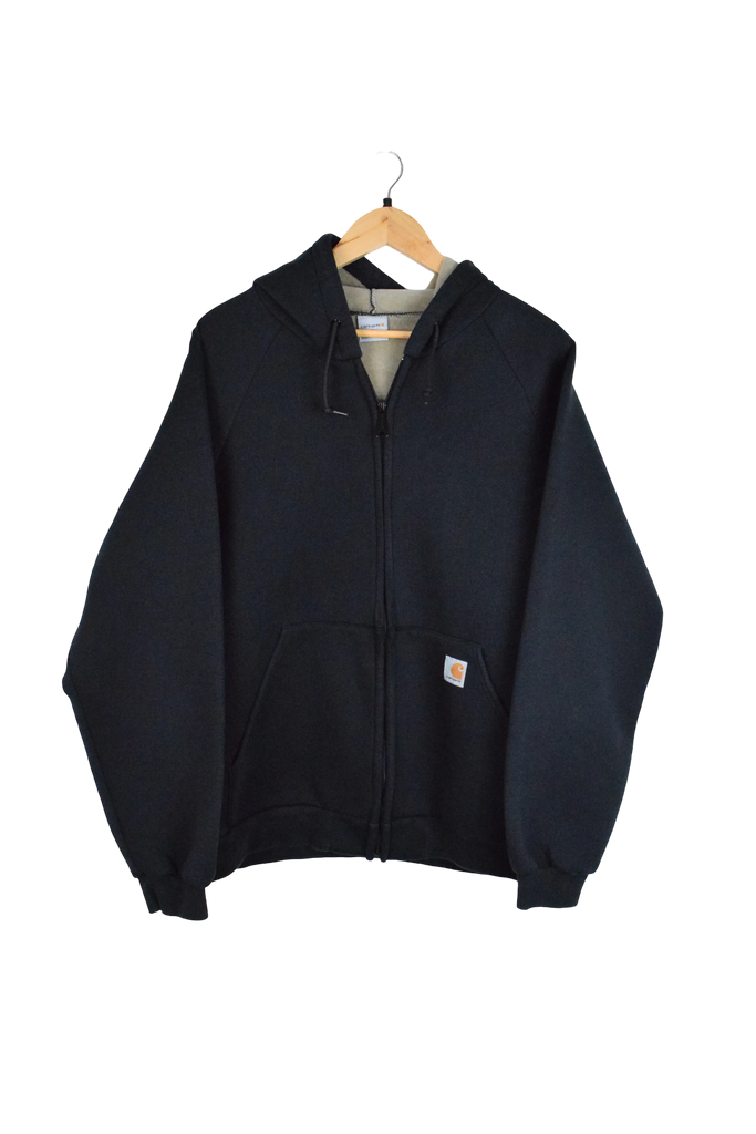 Y2K Black Carhartt Zip-Up Hoodie
