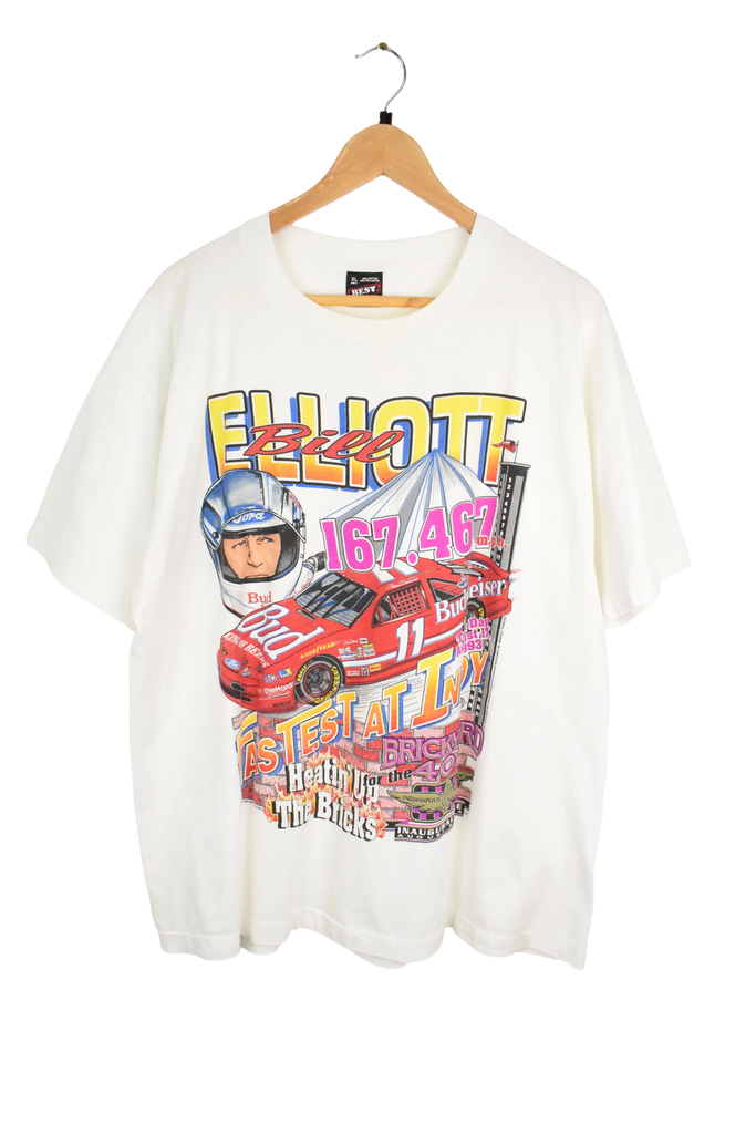 Vintage 1994 Elliot Bill Speedway Graphic T-Shirt (XL)