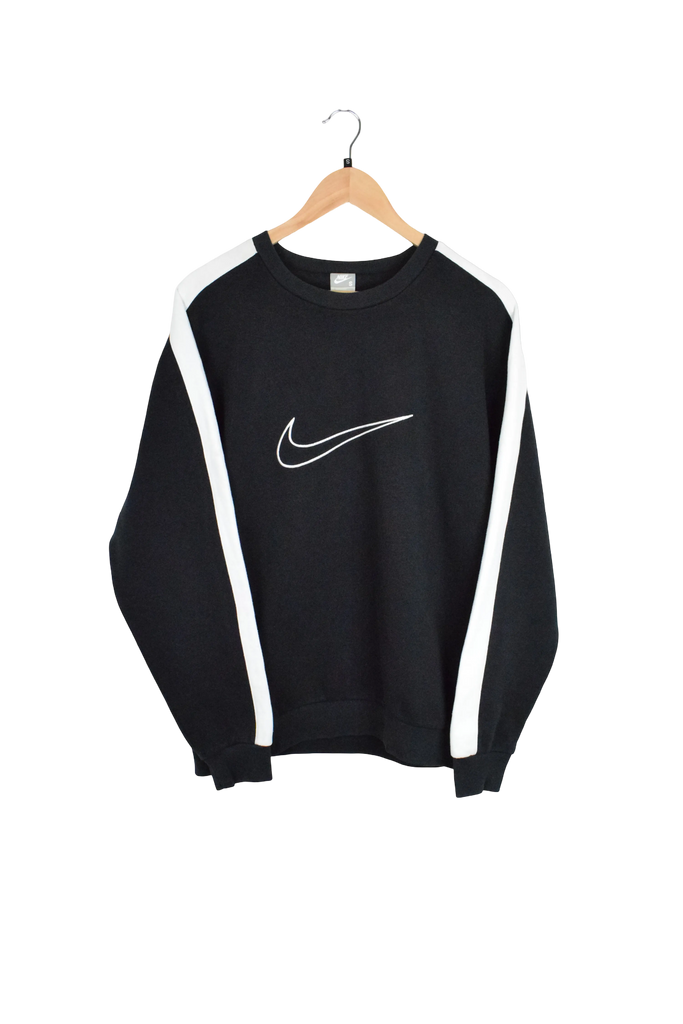 Vintage Nike Black Swoosh Sweatshirt