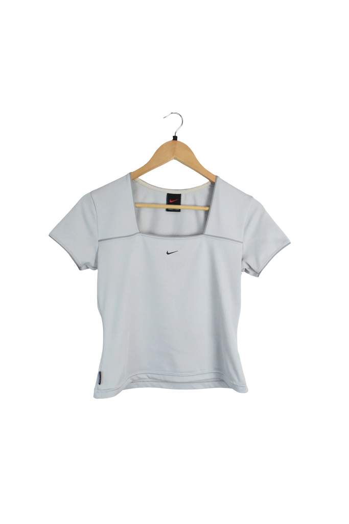 Y2K Womens Grey Nike Top