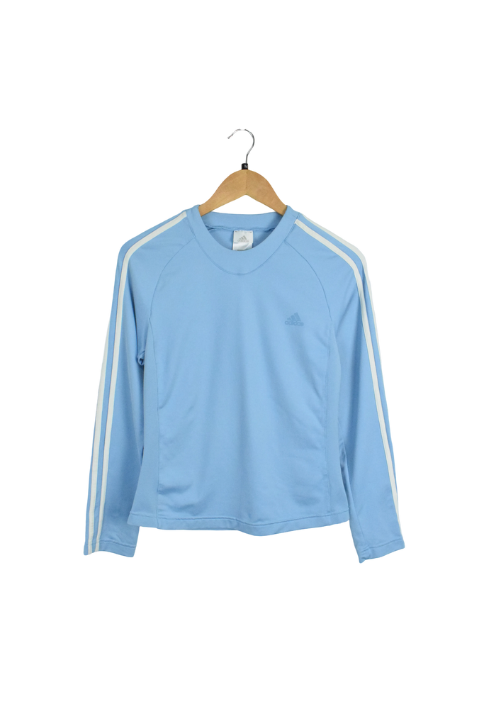 Y2K Womens Blue Adidas Longsleeve Top