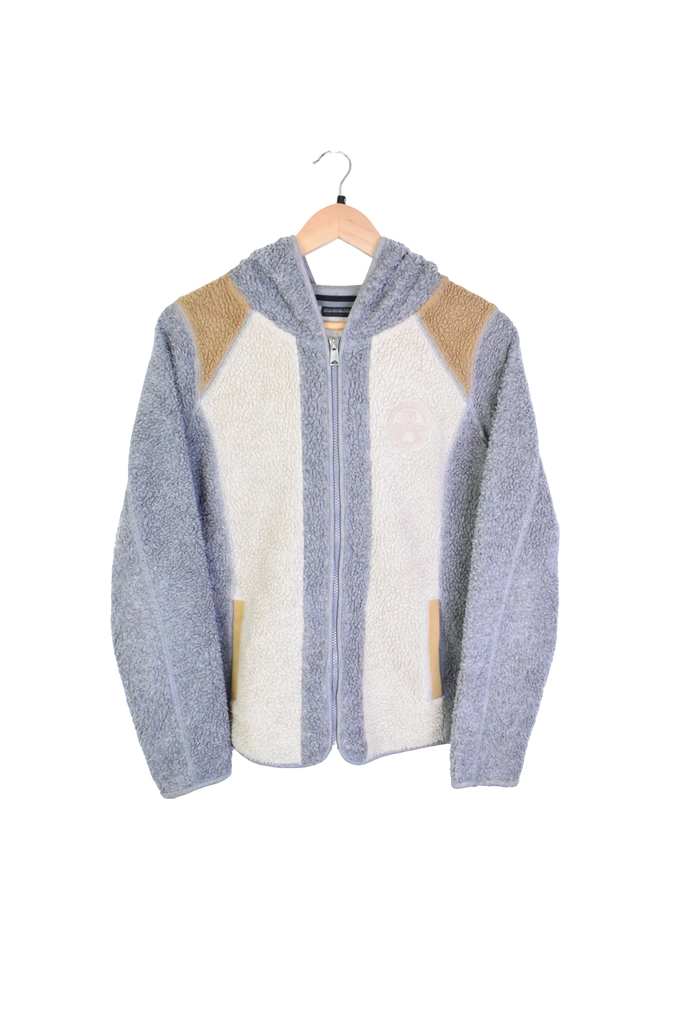 Vintage Napapijri Zip-Up Fleece Hoodie
