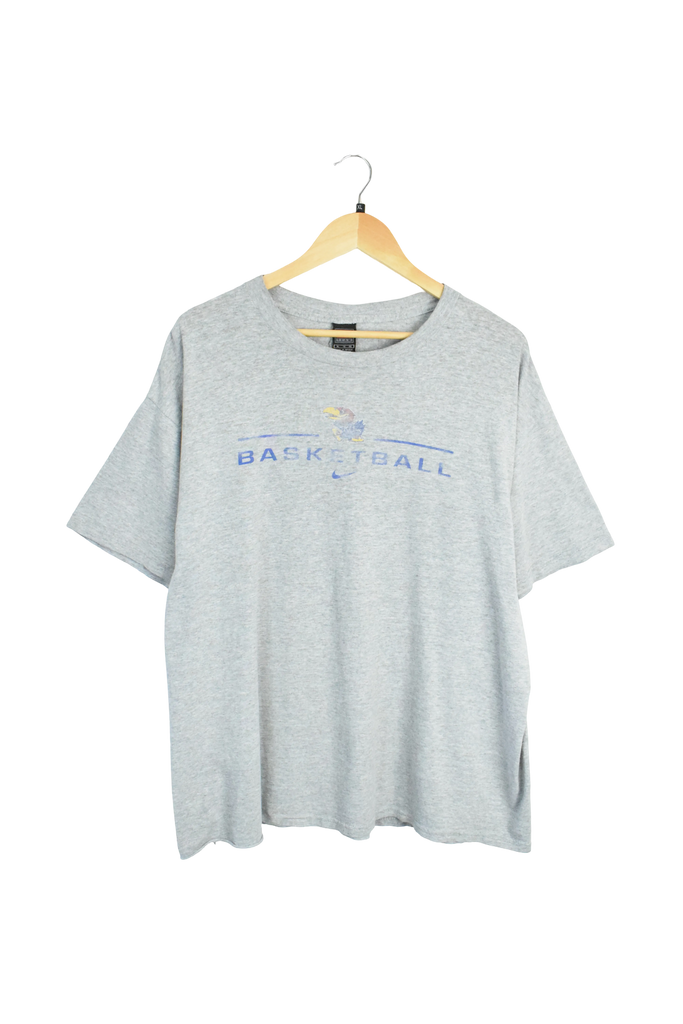 Vintage Nike Kansas University Grey T-Shirt